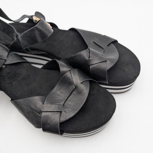 Kelsi Dagger Brooklyn Breeze Platform Sandals Women's Black Size US8.5 EU39 - Picture 12 of 13